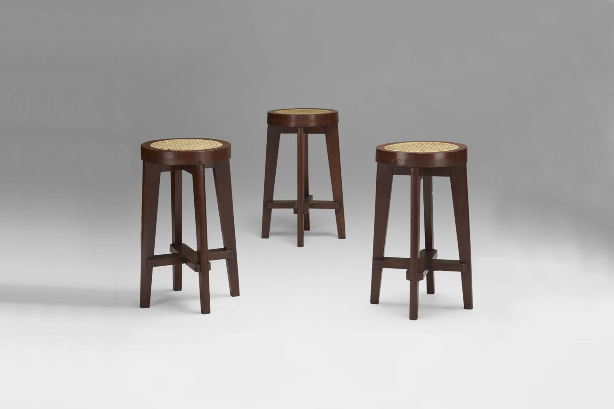 3578 PJ Cane Top Stool