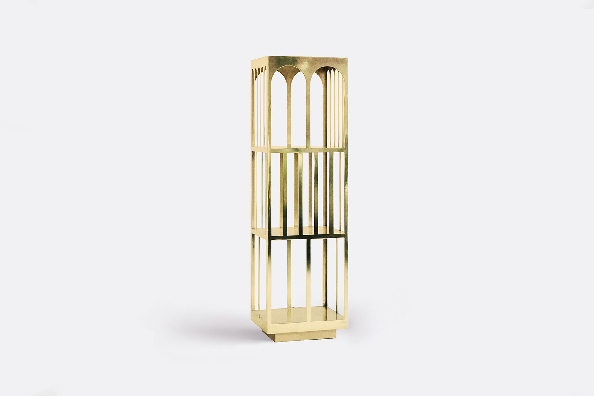 Brass Bookcase gold